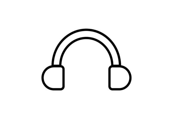Headphone Clipart Symbol: Integrating Minimalist Audio Icons into Your Design Workflow