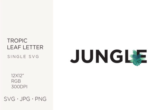 Integrating Tropic Leaves and Palm Leaf Word Jungle into Modern Digital Design