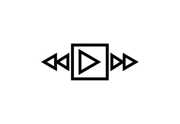 Play Button Clipart Vector for Designers