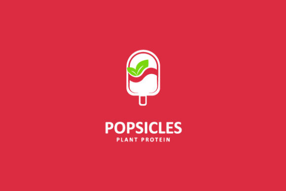 Popsicle, Plant Protein Logo Design: A Creative Asset for Modern Brands