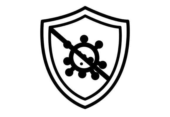 Stop Virus Vector Symbol: A Minimalist Design Asset for Modern Digital Needs