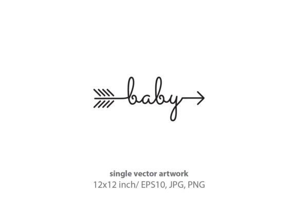 Word Baby Starts an Ends with Arrow: A Comprehensive Guide to Vector Graphics for Creative Design
