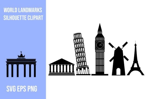 World Landmarks Silhouette Clipart: A Practical Guide for Creators and Professionals